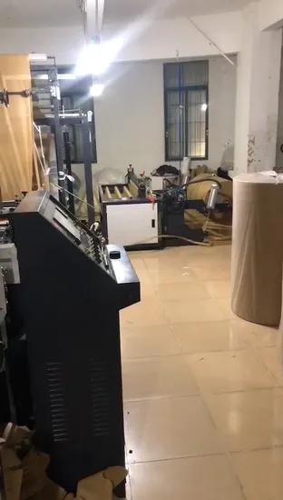 Customized Eco-Friendly Shopping Bag with Golden Heart-Shaped Kraft Paper Gift Bag