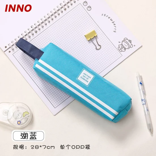 Прямые продажи с фабрики Inno Brand R054 # Квадратная сумка-карандаш на молнии для детей Чехол для хранения канцелярских принадлежностей Eco